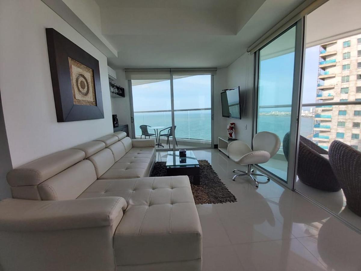 Palmetto Eliptic Luxury Beachfront Apartment Bocagrande Cartagena Kültér fotó